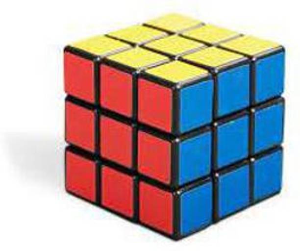 Offer99 Speed Cube 3x3 Fidget Cube Toy Stickerless Smooth Turning