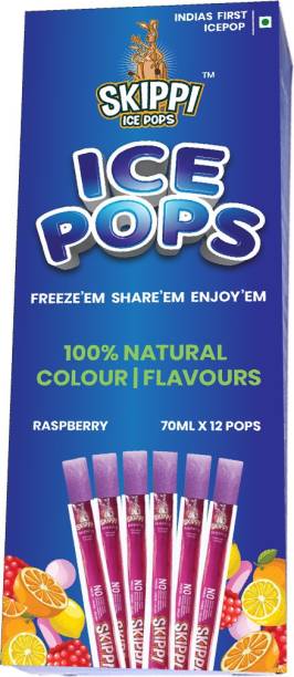 Skippi Ice Pops Raspberry