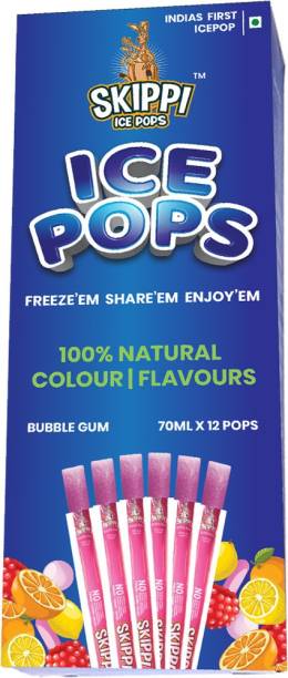 Skippi Ice Pops Bubble Gum