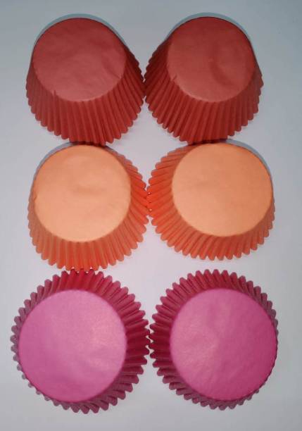Granny N Nanny , Plain /Solid Colour 60 Cavities Multicolor Cupcake Inserts