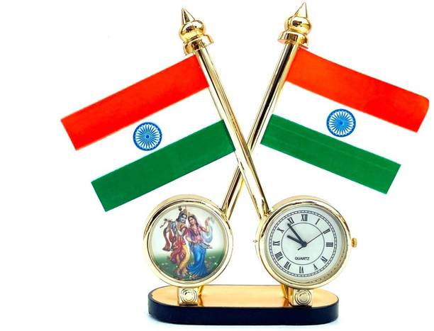 WOLCH Indian Flag Double Sided Wind Car Dashboard Flag