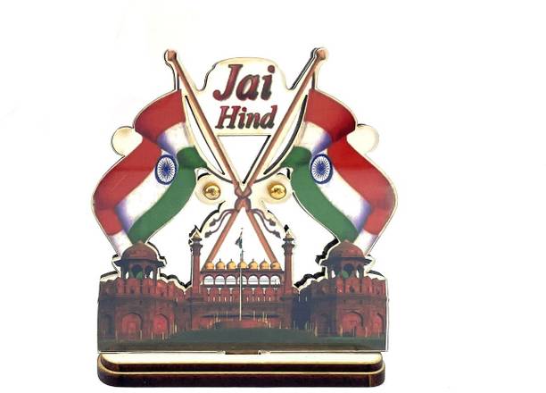 WOLCH Indian Flag Double Sided Wind Car Dashboard Flag
