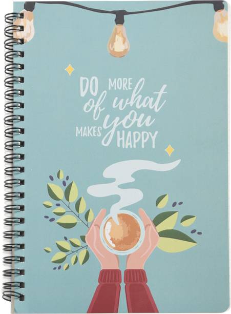 Papboo DO MORE, Easy to Carry A5 Journal Dotted 120 Pages