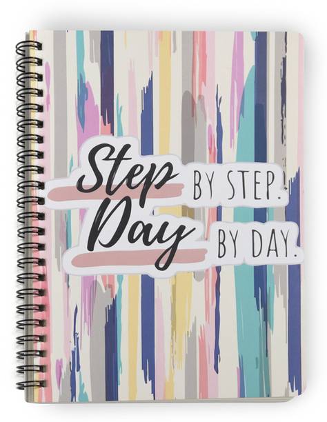 Papboo STEP BY STEP Easy to Carry A5 Journal Dotted 120 Pages