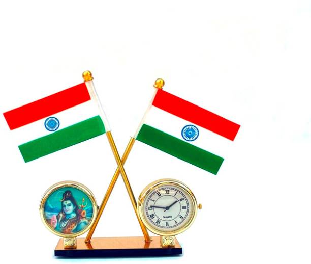 WOLCH Indian Flag Double Sided Wind Car Dashboard Flag
