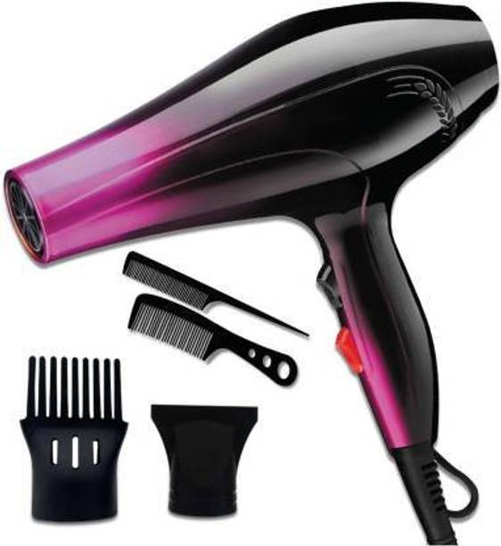 GLOWISH PROFESSIONAL STYLISH SALON HAIR BLOWER WITH ADJUSTMENTS AND HAIR STYLING ACCESSORIES Hair Dryer