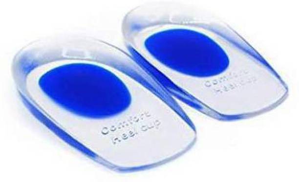 Gel Heel cups Silicon Heel Pad for Heel Ankle Pain, Heel Spur Shoe Support Pad for Men and Women Shock Cushion Pad for Heels (SHOE HEEL PAD) (shoe gel pad) Hiking & Trekking Shoes For Men