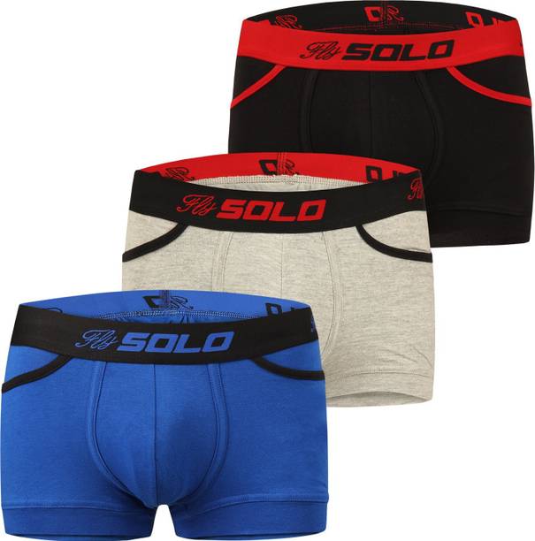 Neo-Tech Fabric Ultra Soft Comfy Breathable Cotton Stretch Boxer Short Solid Men Trunk