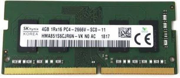 Hynix 1Rx8 PC4-2666V DDR4 8 GB (Single Channel) Laptop (HMA41GS6AFR8N-TF)