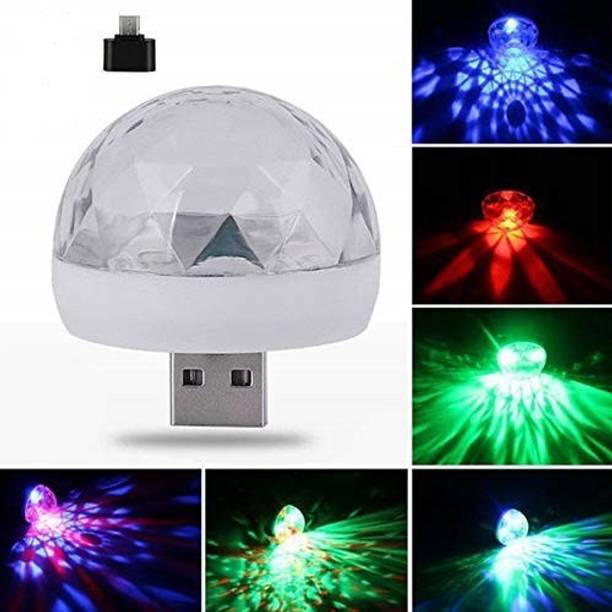TULUA Mini Disco LED Small Magic Ball Sound Control DJ Stage USB Lights Colourful Strobe RGB Lamp for Christmas/Birthday Club/Karaoke Decorations for... Smart Bulb