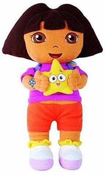 4AJ BAZAAR Dora Doll Soft Plush Doll Stuffed Doll for Kids,Teens 35cm - 35 cm