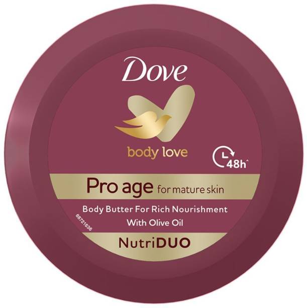 DOVE Body Love Pro Age Body Butter, for Mature Skin, Paraben Free