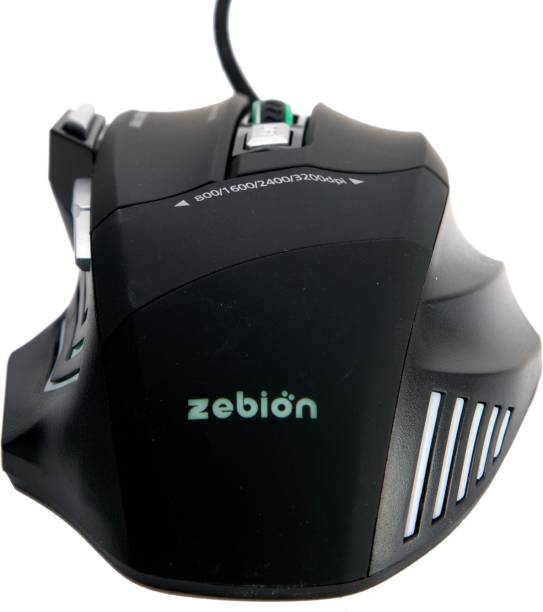 zebion Neon Wired Optical  Gaming Mouse