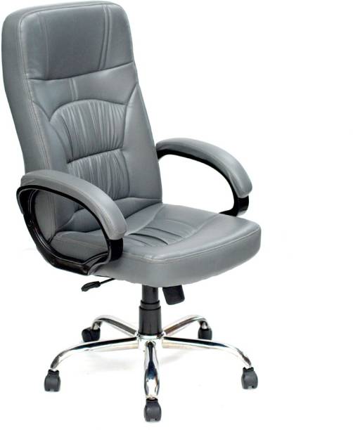 High Living Leatherette Office Adjustable Arm Chair