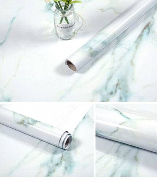 Shelzi 200 cm Wall Stickers Marble Wallpaper Kitchen Furniture &amp; Cabinet Self Adhesive Sticker Self Adhesive Sticker