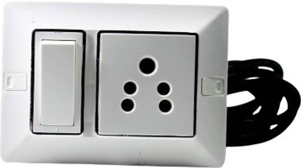 JELECTRICALS One Socket and One Switch extension board 1  Socket Extension Boards