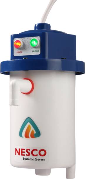 Nesco INSTANT PORTABLE GEYSER WATER HEATER SHOCK PROOF HEAT RESISTANCE BODY WITH INSTALLATION KIT 1 YEAR REPLACEMENT GUARANTEE 1 L Instant Water Geyser