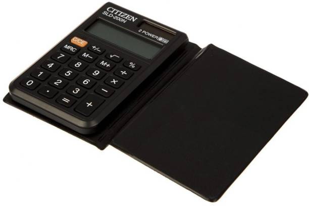 Heinriched LC-312 N Mini Electronic 8 Digit Basic Calculator Pocket Size Portable Anti Break Model With Protection Cover Black Color Basic  Calculator