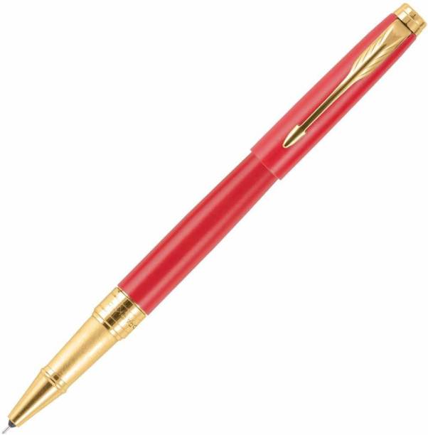 PARKER Aster Matte Red Gold Trim Roller Ball Pen