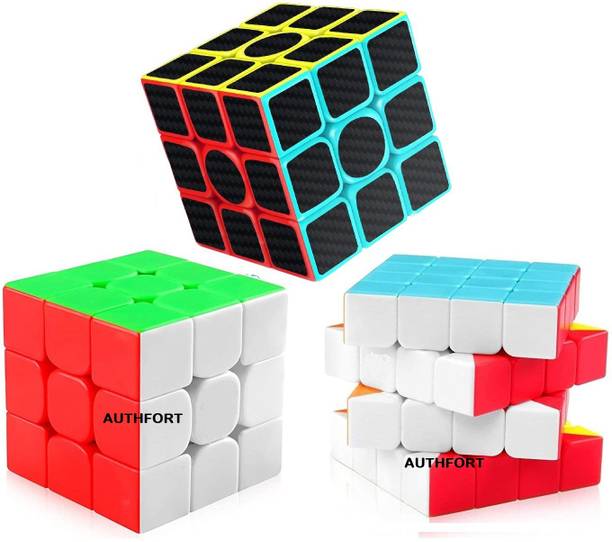 Authfort tickerless Cube combo pack of 3 3 Pieces