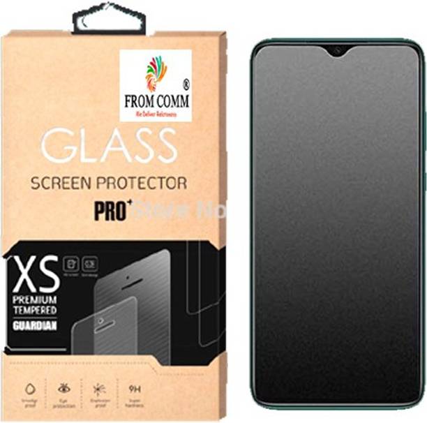 from comm Edge To Edge Screen Guard for REALME C11|REALME C12|REALME C15 21D CERAMIC MATTE GAMING TEMPERED GLASS