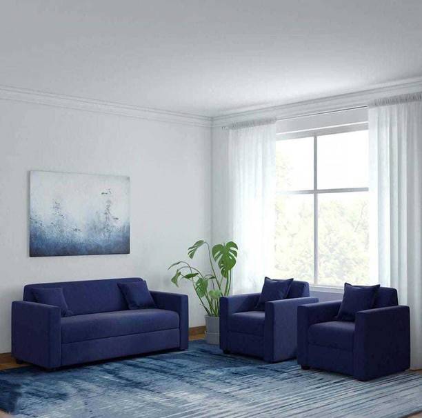 Fusion Furniture Factory Fabric 3 + 1 + 1 Sofa Set