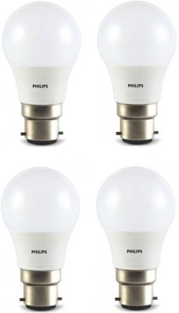 PHILIPS Led Bulbs 4 W - Pack of 4 4 W Standard B22 LED Bulb