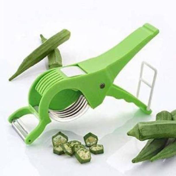 Fulkiza by FULKIZA 2 In One Cutter & Peeler Vegetable & Fruit Slicer Vegetable & Fruit Chopper