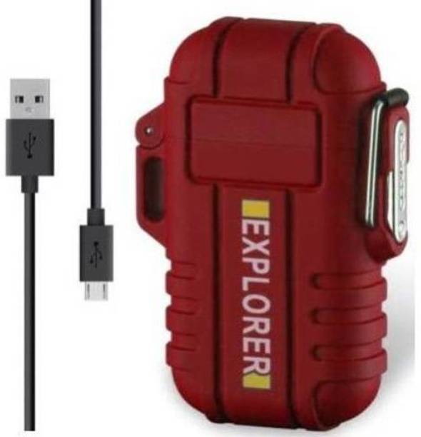 Clairbell FON_591U_Explorer Cigarette Lighter ||Perfect Gifting For Cigarette Lovers Waterproof Rechargeable Electric Lighter||Electronic ||Eco Friendly ||Unique USB||Cigarette Lighter|| Pocket Friendly|| Size Compact|| FON_591U_Explorer Cigarette Lighter ||Perfect Gifting For Cigarette Lovers Waterproof Rechargeable Electric Lighter||Electronic ||Eco Friendly ||Unique USB||Cigarette Lighter|| Pocket Friendly|| Size Compact|| Cigarette Lighter