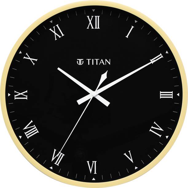 Titan एनालॉग 29 cm X 29 cm दीवार घड़ी