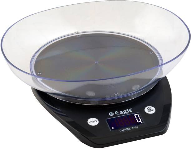 EAGLE EEK-3001A Electronic Kitchen Scale /Digital Weight Machine /Weighing Scale/ Kitchen weight machine Food Weight Machine for Health, Fitness, Home Baking & Cooking with Free Bowl Weighing Scale