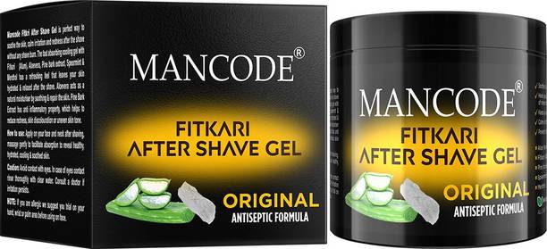 MANCODE Fitkari After Shave Gel Original Antiseptic Formula for Men, 100gm