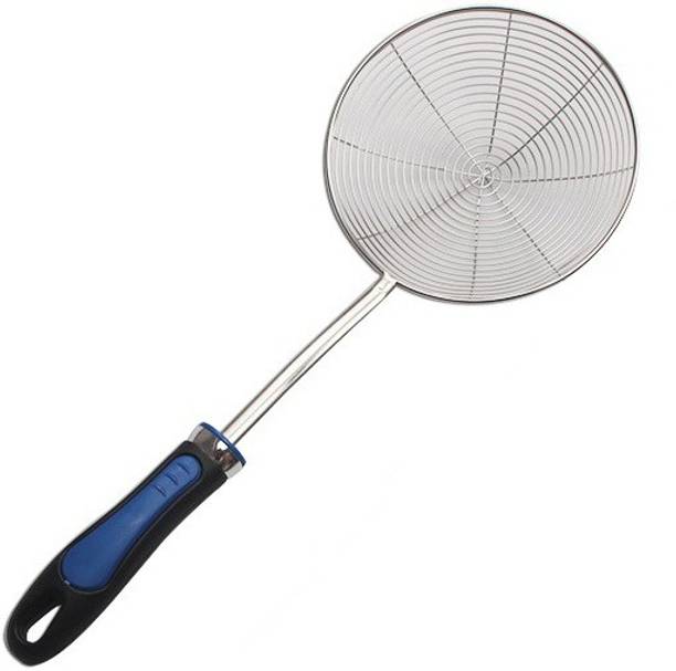 Giffy ® 14 Inch Frying Strainer Deep Fry|Mesh Strainer| Fryer| JHARA| Puri Strainer| Samosa Fryer| Pakoda Fryer Strainer