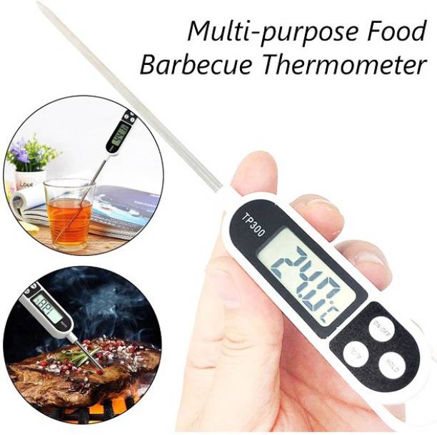 uptodateprouducts Digital Food Thermometer Probe For Kitchen BBQ Meat Water Milk Oil Tea Soup Electronic Oven Temperature Measuring Tool Instant Read Thermocouple Kitchen Thermometer