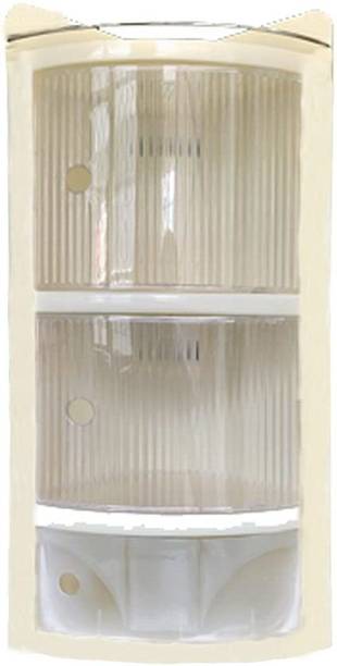 URBAN CHOICE corner rack shelf organizer storage washbasin mirror cabinet Plastic Wall Shelf