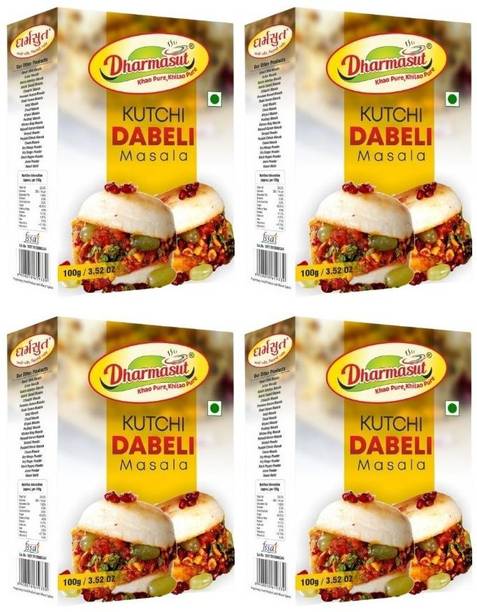 Dharmasut Kutchi Dabeli Masala 100grm - Pack of 4 ( 100*4)