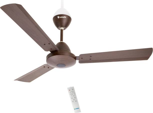 SINOX EDGE WOODEN ANTI DUST 1200 mm BLDC Motor with Remote 3 Blade Ceiling Fan