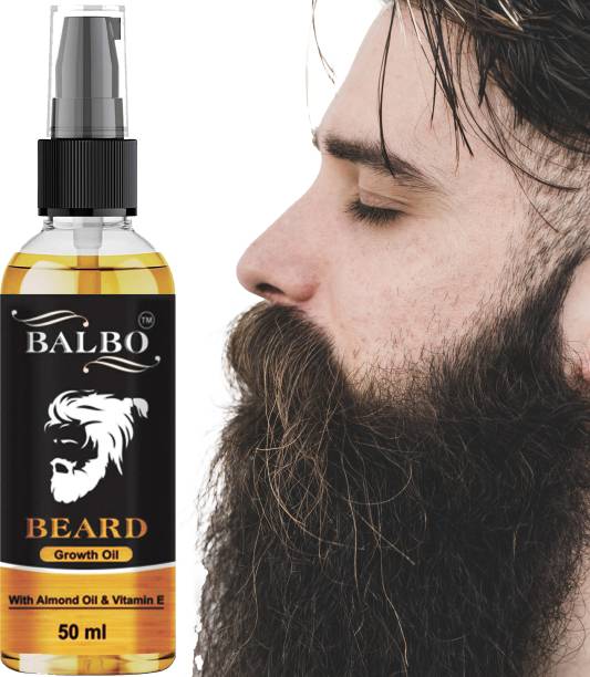 BALBO advanced Beard Growth Oil for Men - (Almond & Jojoba) for Beard Growth - hair oil Hair Oil (50 ml) Hair Oil
