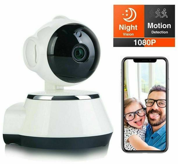 OSHSIZ WiFi Mini IP Camera CCTV Smart Net IP 360 Degree, Calling, Alarm, Night Vision Security Camera