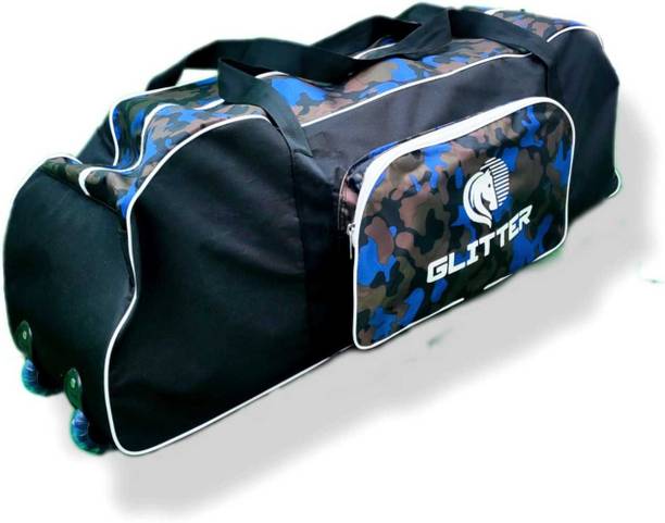 Glitter Cricket Kit Bag Pittho Style with Wheel and Spe...