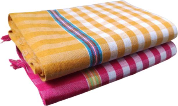 VUNNAVA Cotton 800 GSM Bath Gamcha Set