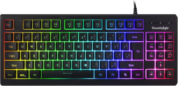 Cosmic Byte CB-GK-22 Veritas TKL RGB Sonic Spectrum Wired USB Sta