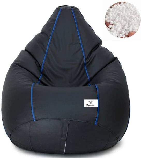 Sapience PU Leatherette XL Teardrop Kid Bean Bag