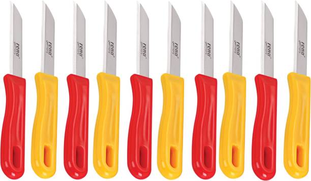 Rena Germany 10 Pc Stainless Steel Knife Set - Stainless Steel Kitchen Knife Set, 10 Pieces (Serrated 110mm)