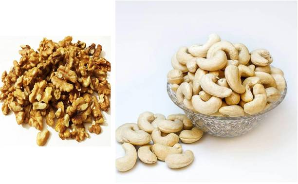 CHASTITY akhrot giri kajju5 Cashews, Walnuts