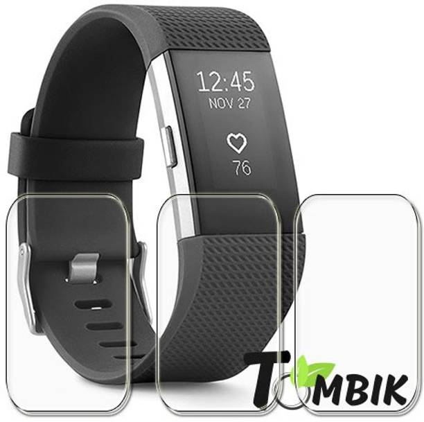 tombik Impossible Screen Guard for New-Fitbit Charge 2 Heart Rate + Fitness Wristband