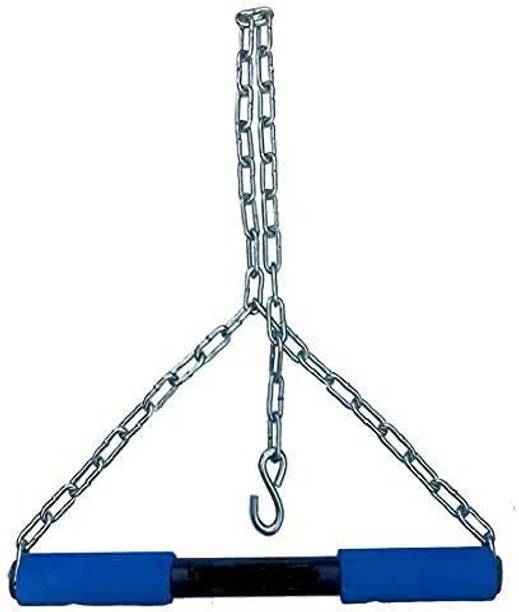 CLOVERBYTE Height Increase Pull Up Bar for ChinUps Hanging Rod for Home Gym Chain Sangal Pull-up Bar