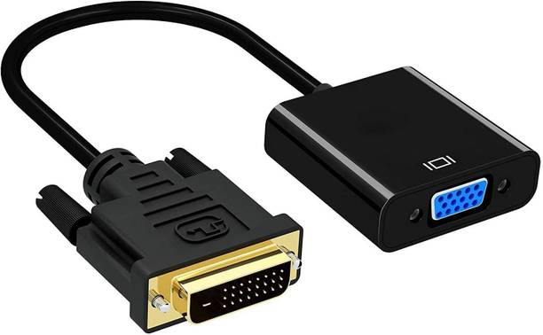 Etzin DVI to VGA Adapter, 1080p Active DVI-D to VGA Converter 24+1 Male to Female TV Tuner Card