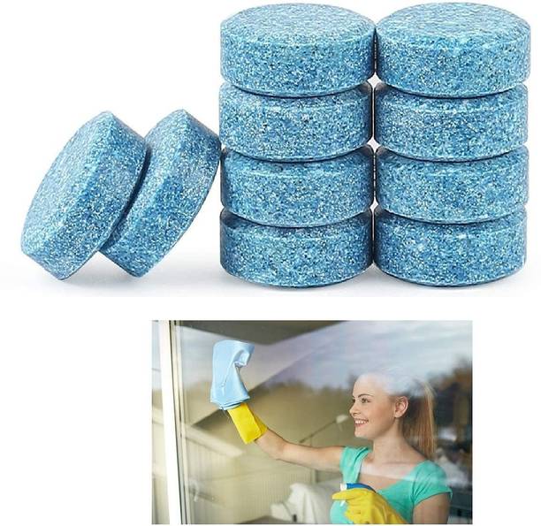 Newvent Toilet Bowl Cleaner, Washing machine Cleaner (Glass Cleaner Tablet, 10 Tablet)