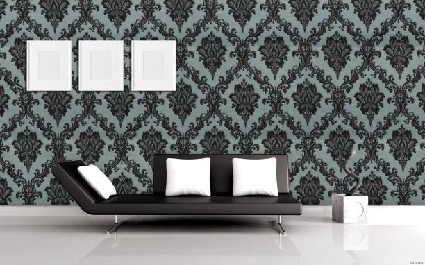 doodad Decorative Grey, Black Wallpaper